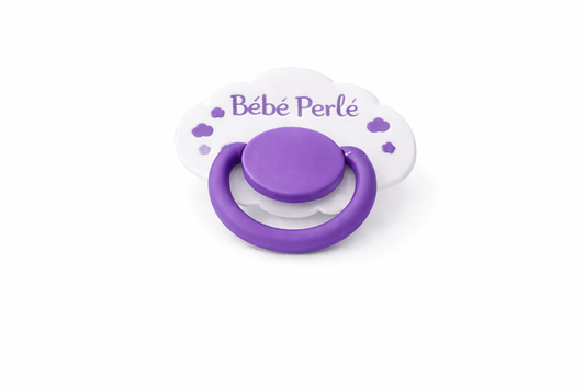 Tétine bébé modèle exclusif Bébé Perlé – Création unique 🍼💜